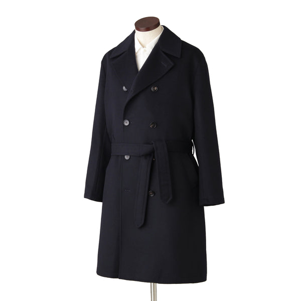 Finjack カシミヤダブル チェスターコート col.ネイビー - ARCODIO