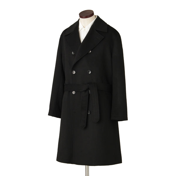 Finjack カシミヤダブルチェスターコート col.ブラック - ARCODIO