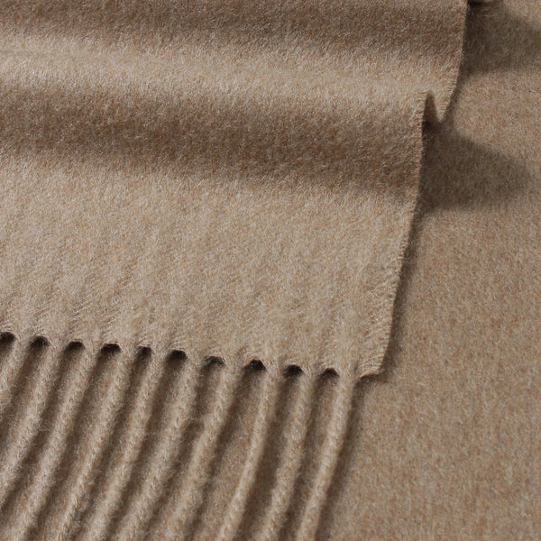 干場義雅氏 別注色 AVLDE シルク100％ストール col.キャメル - ARCODIO