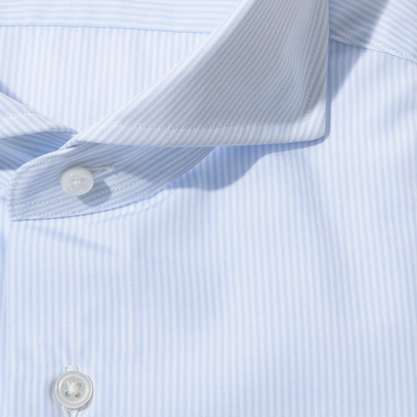 LANZA（ホリゾンタル）クレリックシャツ コンパクト糸マイクロ