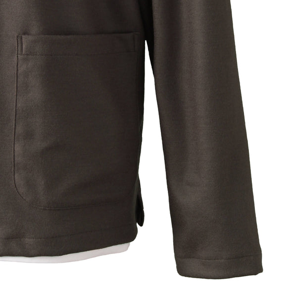 未使用】ARCODIO ベガスムース ウールジャージージャケット ネイビー M