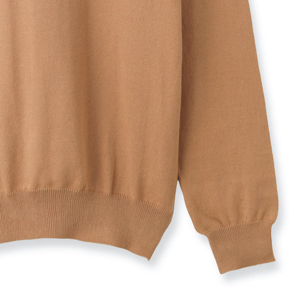 イタリア製“ORGANIC SENSE”コットンカシミヤニット クルーネック col