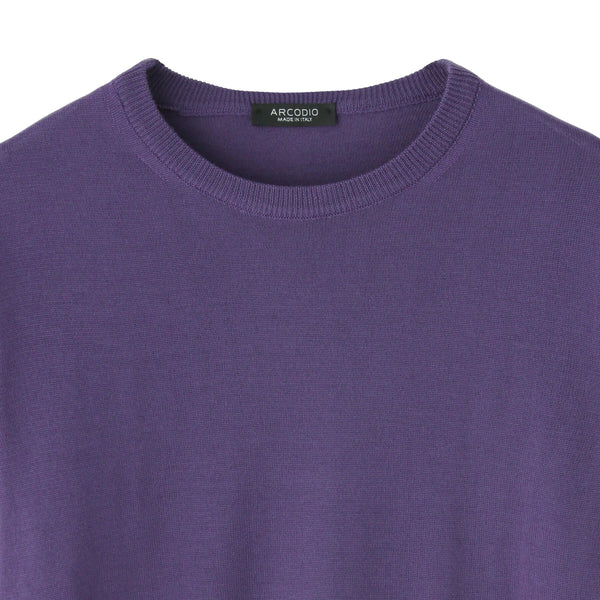 干場義雅氏 別注色 イタリア製メリノウールニット クルーネック col