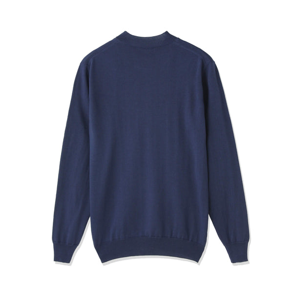 干場義雅氏 別注色イタリア製メリノウールニット モックネック col