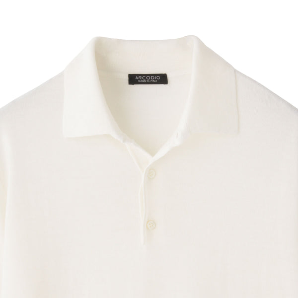 美品 イタリア製 sartrio napoli コットン ニットポロ 46 gicipi(ジチピ) | Polo MM 2007P イタリア製 コットン ニット