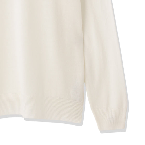 イタリア製メリノウールニット ポロ col.オフホワイト - ARCODIO