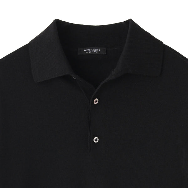 【極美品】ARCODIO イタリア製コットンニット　ポロシャツ　ネイビー 2025年最新】アルコディオ ポロシャツの人気アイテム - メルカリ