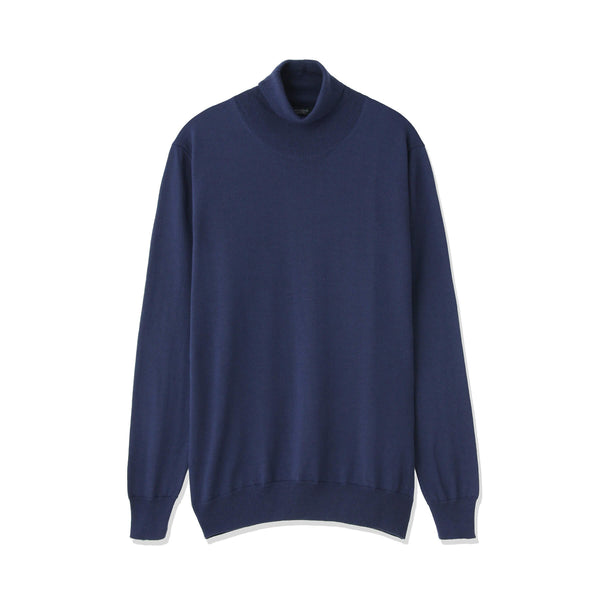 干場義雅氏 別注色 イタリア製メリノウールニット タートルネック col