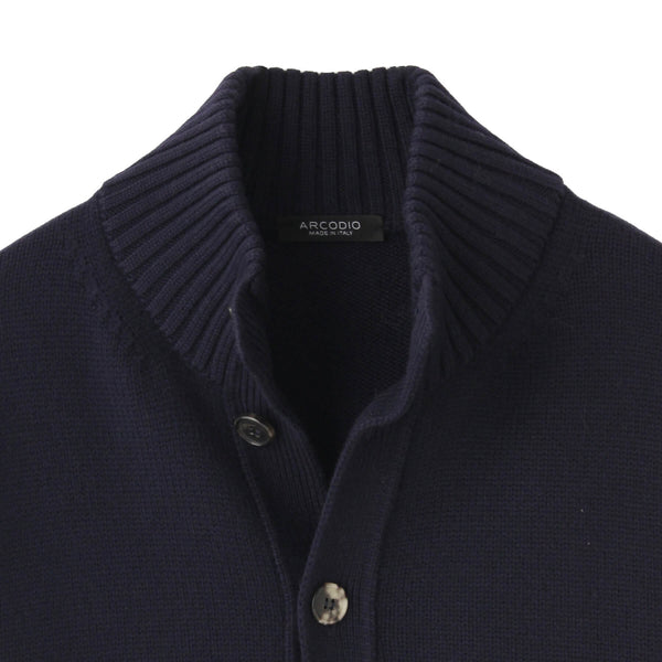 イタリア製 5G ドライバーズニット col.ネイビー - ARCODIO