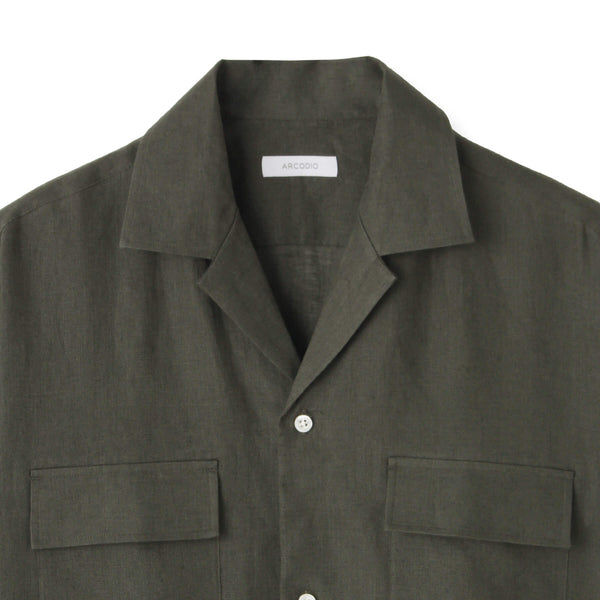 【アク】ARCODIO フレンチリネン サファリシャツ 2枚セット French LinenSAFARI Shirts - ARCODIO（アルコディオ）