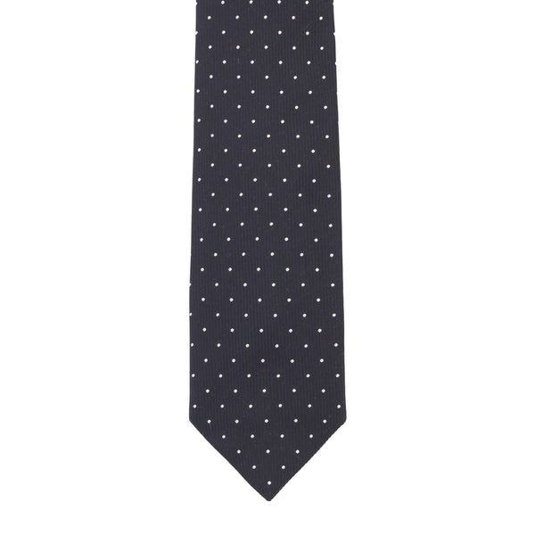 アルコディオ【美品】ネクタイ　ARCODIO　ネイビー系　ビジネス/ドレス◯ TIE YOUR TIE（タイ・ユア・タイ）監修ハンドメイドネクタイ col