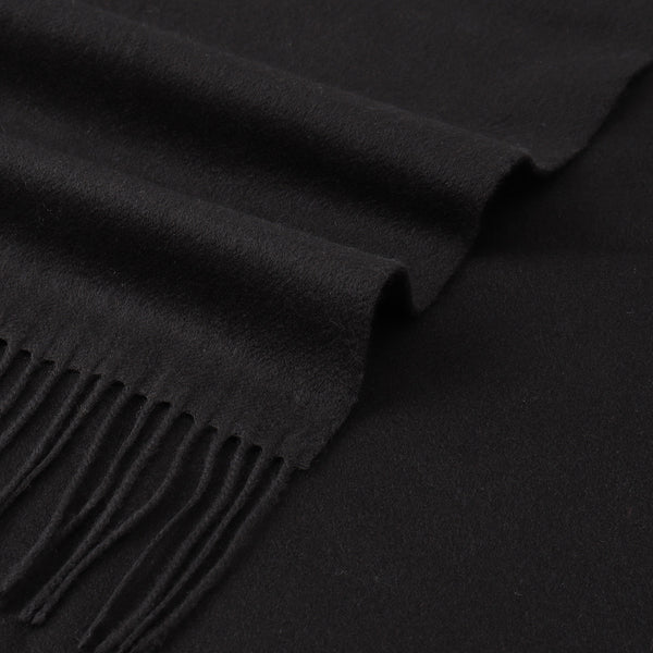 AVLDE シルク100％マフラー col.ブラック - ARCODIO（アルコディオ）