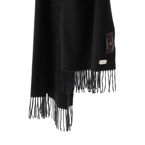 AVLDE シルク100％マフラー col.ブラック - ARCODIO（アルコディオ）