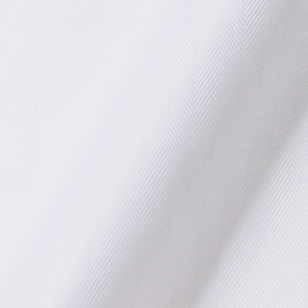 受注生産｜THOMAS MASON 120番手双糸ヘリンボーン col.ホワイト
