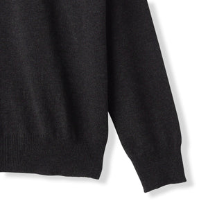 ZEGNA BARUFFA<br>リンキング・ウールニット<br>チャコールグレー