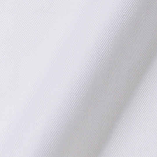 受注生産｜THOMAS MASON 120番手双糸ヘリンボーン col.ホワイト