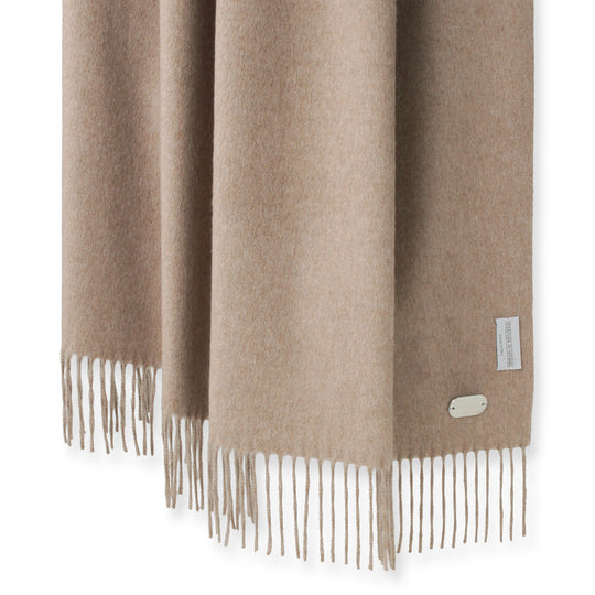 干場義雅氏 別注色 AVLDE シルク100％ストール  col.キャメル