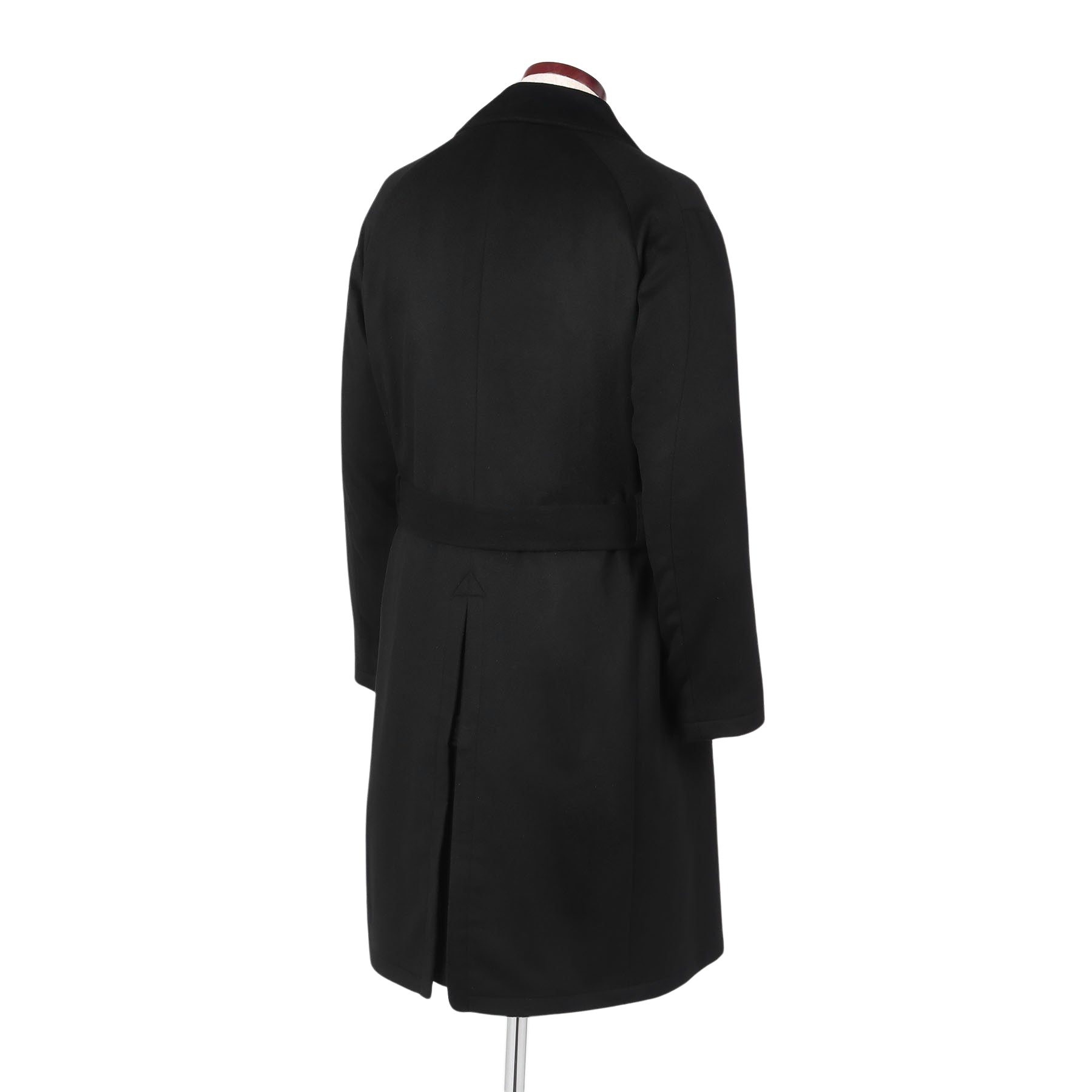 Finjack グアナコカシミヤ ダブルチェスターコート col.ブラック