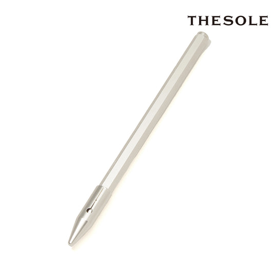 THE SOLE 真鍮削り出しボールペン col.シルバー