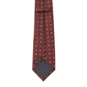 9月コレクション<br>TIE YOUR TIE監修<br>ハンドメイドネクタイ<br>カラー：ボルドー