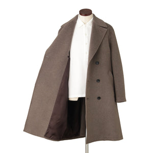 Finjack カシミヤダブル チェスターコート col.グレージュ - ARCODIO