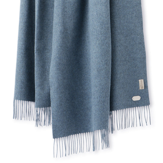 avlde　アヴォルデ　ストール　大判　シルク100%　イタリア製　グレー シルク100%ストール グレー – AVLDE