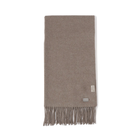 AVLDE シルク100％マフラー col.ベージュ