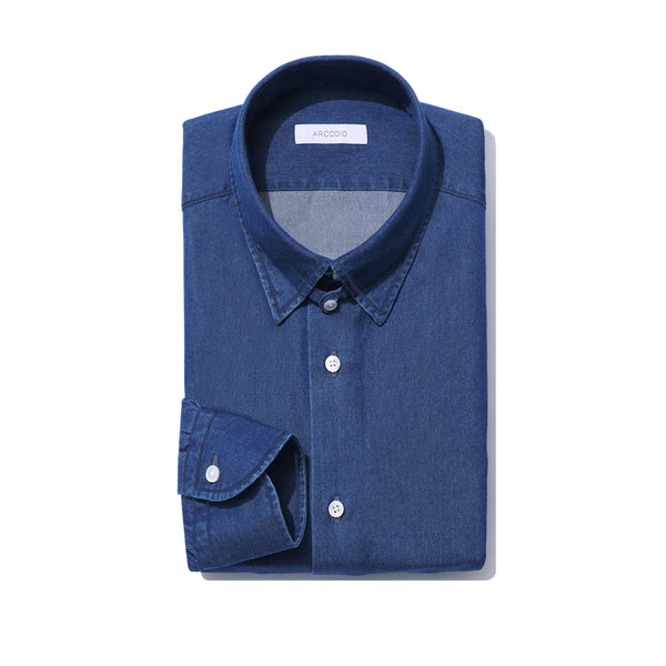 FAUSTO｜シャンブレーシャツ ブルー
