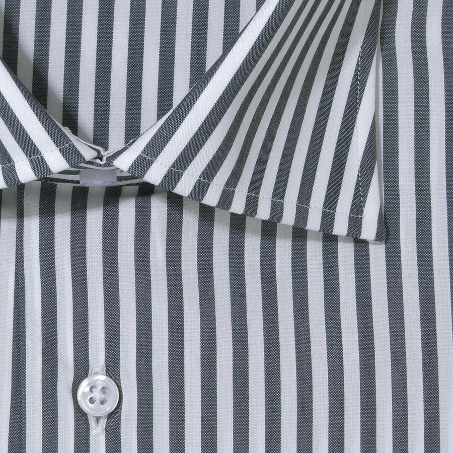 FIDELIO｜ハイブリッドイージーケア ブロード ストライプcol.ネイビー