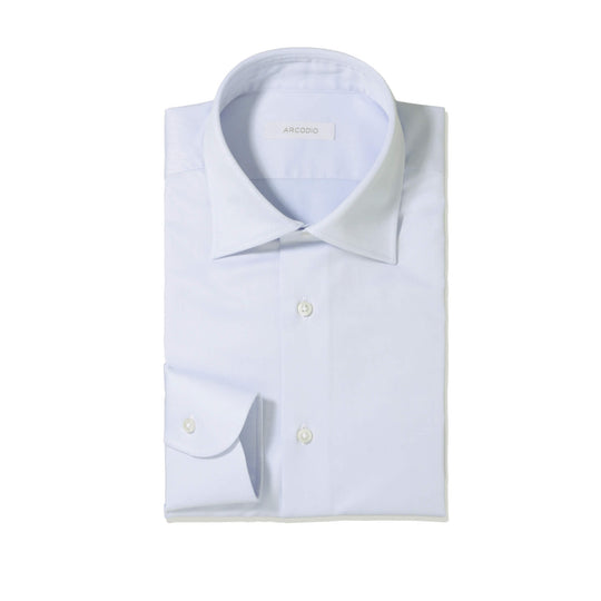 FIDELIO｜140番手三子糸 マイクロツイル col.サックスブルー