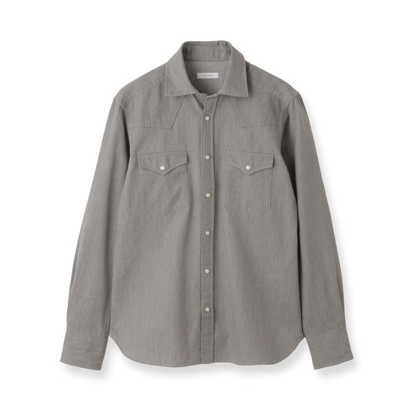 GINO｜ウェスタンシャツ  col.グレー