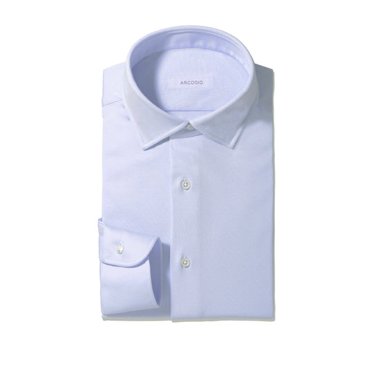 GINO｜スーピマコットンジャージー col.サックスブルー