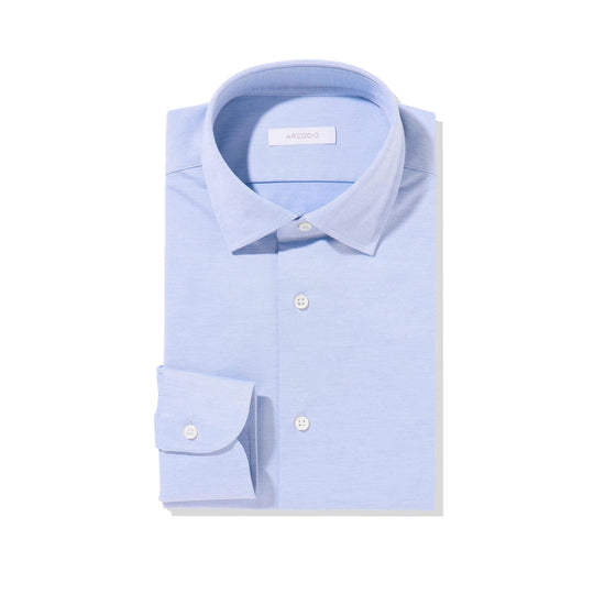 【裄丈修理用】GINO｜クールマックスジャージー col.サックスブルー