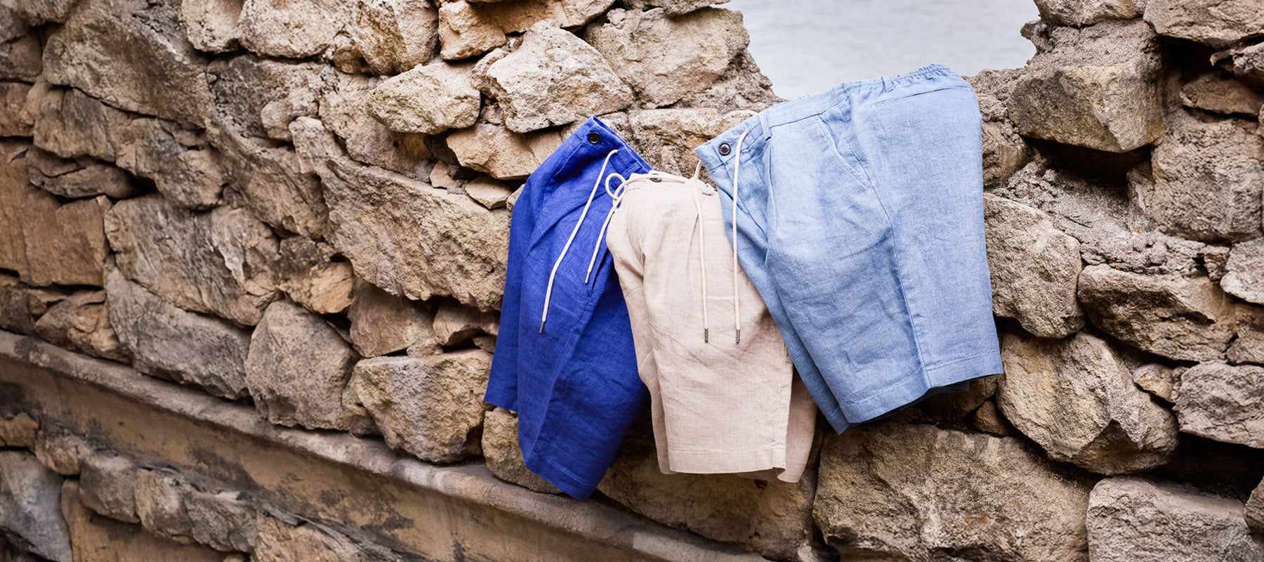 Linen Short Pants - ARCODIO