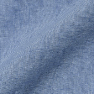 予約販売 APERTO｜Lino Moderno バイオウォッシュリネン col.サックスブルー