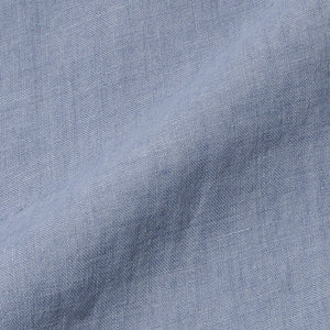 予約販売 APERTO｜Lino Moderno バイオウォッシュリネン col.ライトスティールブルー