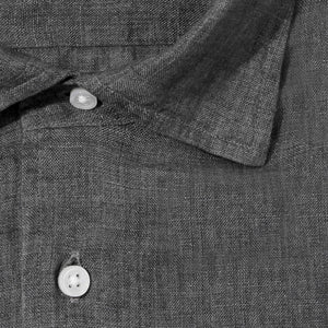 予約販売 APERTO｜Lino Moderno バイオウォッシュリネン col.スレートグレー