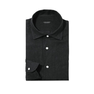 予約販売 APERTO｜Lino Moderno バイオウォッシュリネン col.ブラック