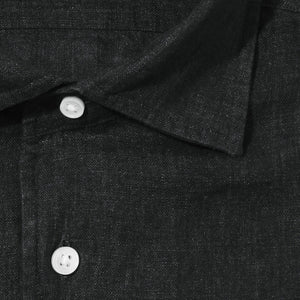 予約販売 APERTO｜Lino Moderno バイオウォッシュリネン col.ブラック