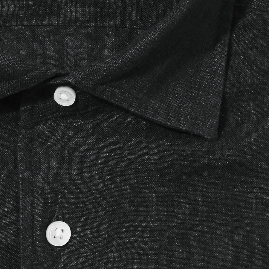 APERTO｜Lino Moderno バイオウォッシュリネン col.ブラック