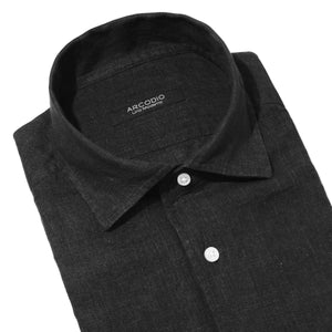 予約販売 APERTO｜Lino Moderno バイオウォッシュリネン col.ブラック