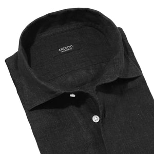 予約販売 APERTO｜Lino Moderno バイオウォッシュリネン col.ブラック