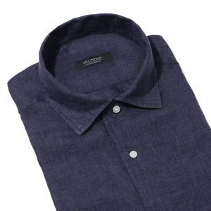 予約販売 APERTO｜Lino Moderno バイオウォッシュリネン col.ネイビー