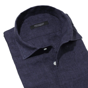 予約販売 APERTO｜Lino Moderno バイオウォッシュリネン col.ネイビー
