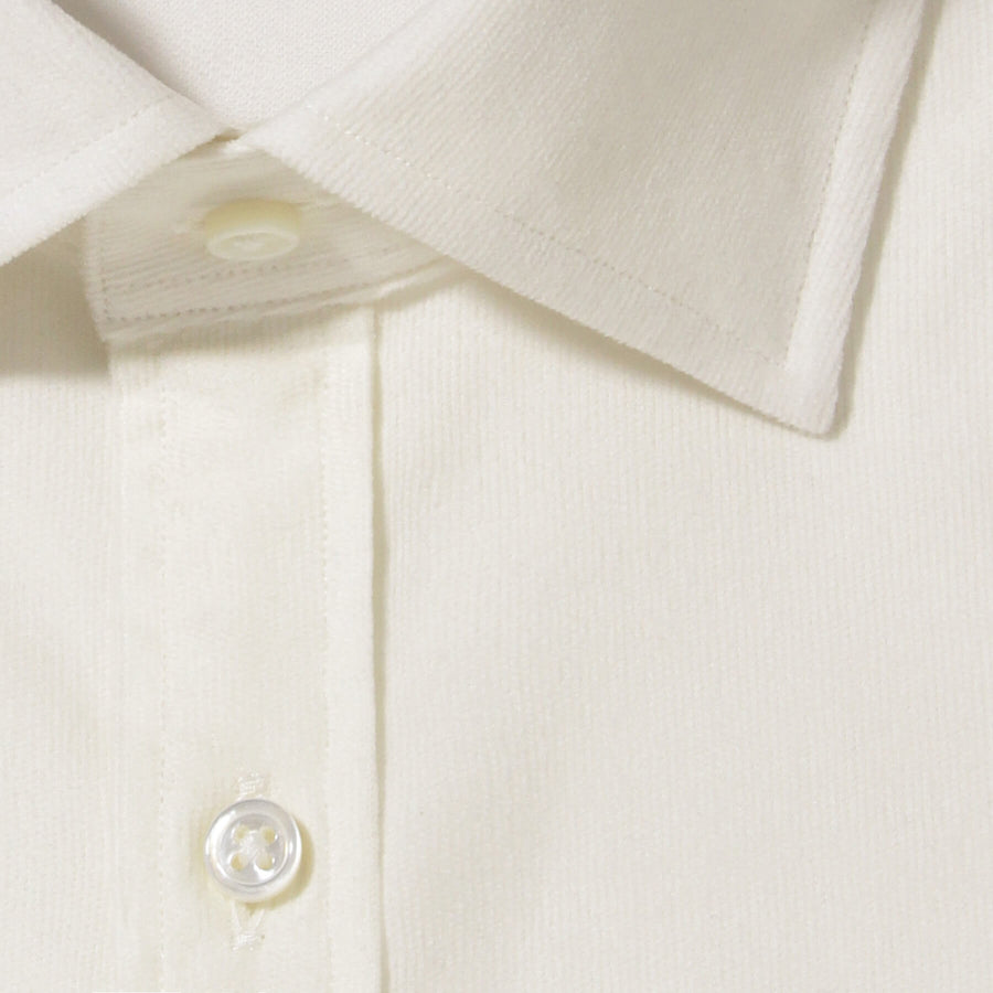 GINO｜コーデュロイシャツ col.ホワイト