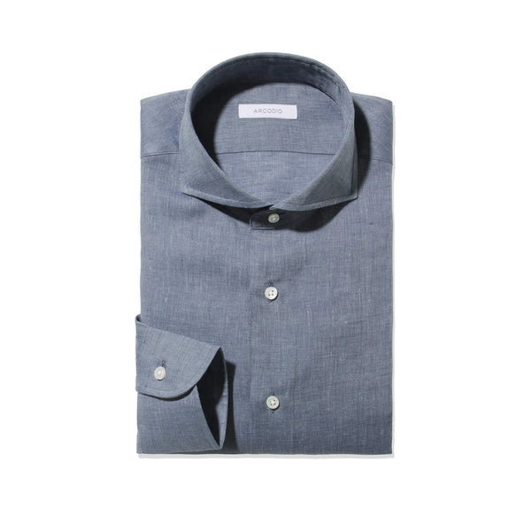 LANZA｜フレンチリネン col.ブルーグレー