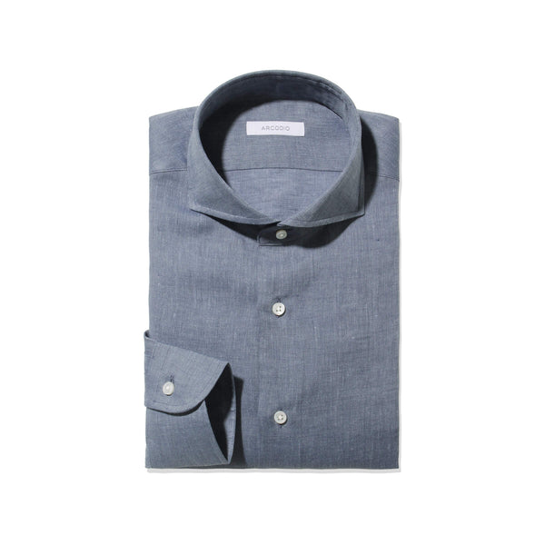 LANZA｜フレンチリネン col.ブルーグレー