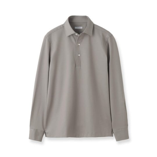【裄丈修理専用】 GINO｜7ozコンパクトヤーンストレッチジャージー プルオーバーシャツ col.グレー