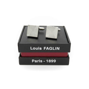 Louis FAGLIN<br>ラファエル 12mm シルバー カフリンクス