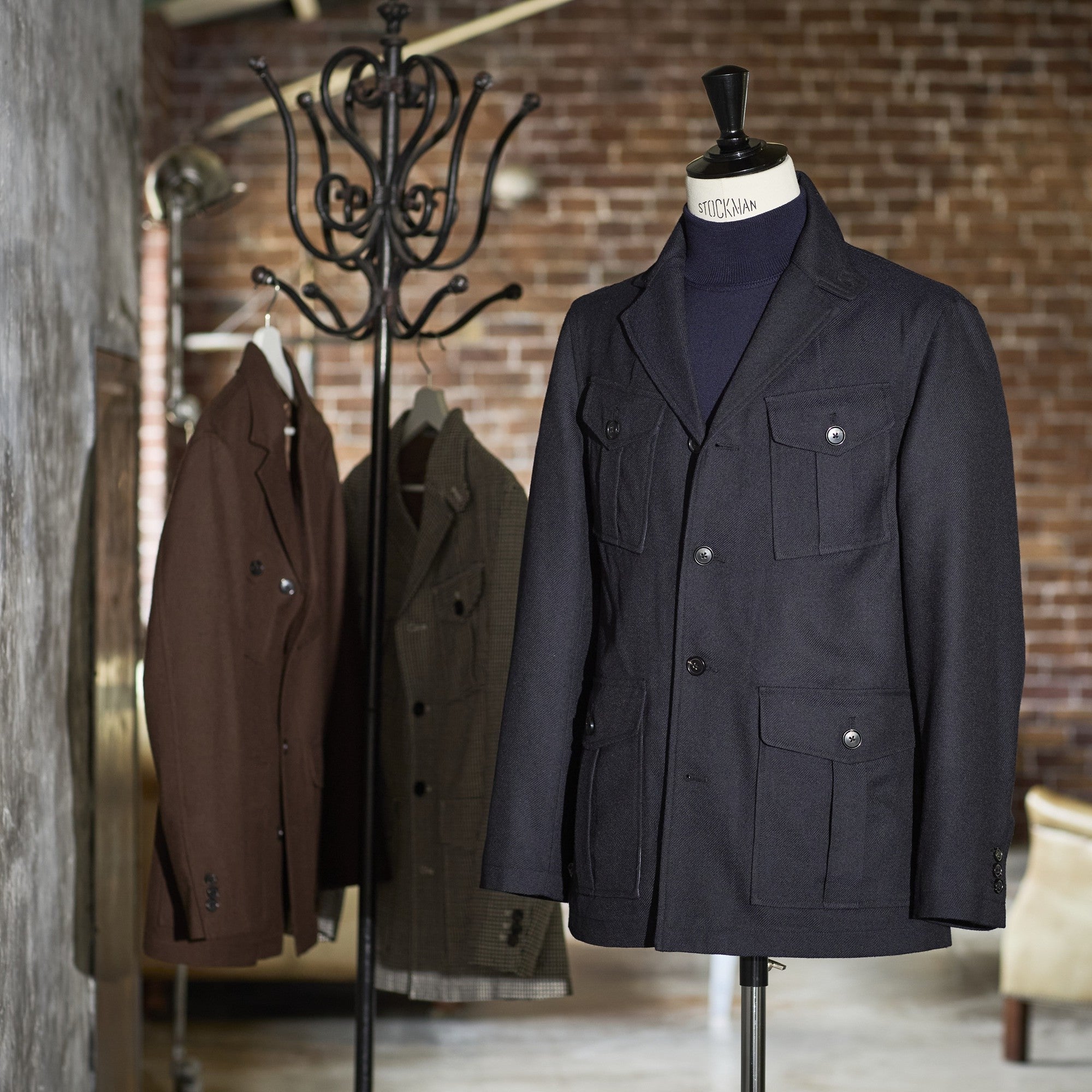 【未使用】ARCODIO フィールドジャケット Shetland Field Jacket - ARCODIO